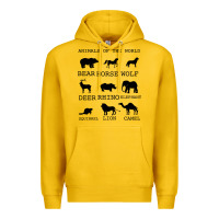 Lemon Anımals Of The World Premium Hoodie - Bettercallsaul