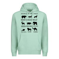 Seafoam Anımals Of The World Premium Hoodie - Bettercallsaul