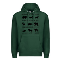 Sports Green Anımals Of The World Premium Hoodie - Bettercallsaul