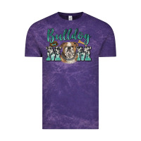 Cloud Purple bulldog mom Vintage Tee - BarkalooDesign