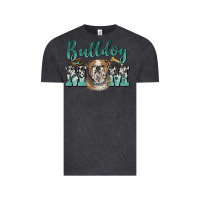 Vintage Black bulldog mom Vintage Tee - BarkalooDesign