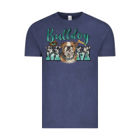 Vintage Denim bulldog mom Vintage Tee - BarkalooDesign