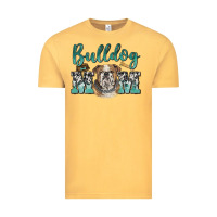 Vintage Mustard bulldog mom Vintage Tee - BarkalooDesign