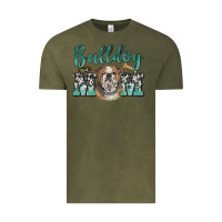 Vintage Olive bulldog mom Vintage Tee - BarkalooDesign