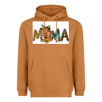 Meerkat Western Cow Red Angus Mama Heavyweight Hoodie - LillyAllenDesigns