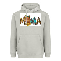 Moon Dust Western Cow Red Angus Mama Heavyweight Hoodie - LillyAllenDesigns