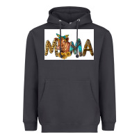 Smoke Western Cow Red Angus Mama Heavyweight Hoodie - LillyAllenDesigns