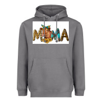 Storm Western Cow Red Angus Mama Heavyweight Hoodie - LillyAllenDesigns