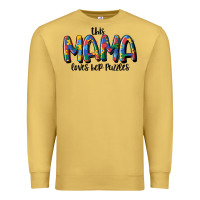 Antique Gold this mama loves her puzzle Premium Sweatshirt - MaliasSmallBusiness