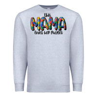 Heather Grey this mama loves her puzzle Premium Sweatshirt - MaliasSmallBusiness