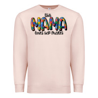Pale Pink this mama loves her puzzle Premium Sweatshirt - MaliasSmallBusiness