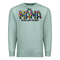 Seafoam this mama loves her puzzle Premium Sweatshirt - MaliasSmallBusiness