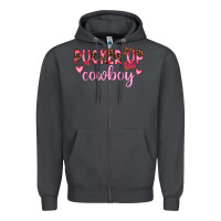 Smoke pucker up cowboy Zipper Hoodie - JahusDesignShop