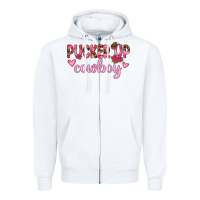 White pucker up cowboy Zipper Hoodie - JahusDesignShop