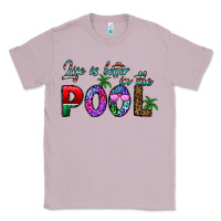 Lilac life is better İn the pool Classic Tee - CowhideDigitalArt
