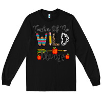 Black teacher of the wild things Long Sleeve Tee - CowhideDigitalArt