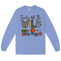 Colony Blue teacher of the wild things Long Sleeve Tee - CowhideDigitalArt