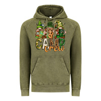 Vintage Olive camp crew with gnomies Vintage Hoodie - texasbilliewilder