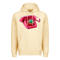 Pina Colada pink telephone Premium Hoodie - AdoDesignShop