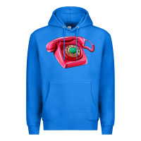True Royal pink telephone Premium Hoodie - AdoDesignShop