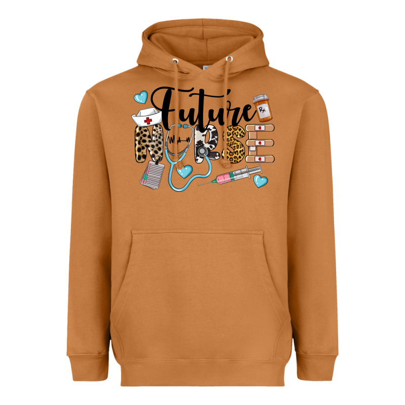 Western Future Nurse Heavyweight Hoodie by LillyAllenDesigns | Teevron