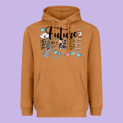 Western Future Nurse Heavyweight Hoodie Designed By Lillyallendesigns