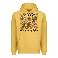 Antique Gold little pumpkin with a lot of spice Premium Hoodie - MaliasSmallBusiness