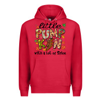 Cardinal little pumpkin with a lot of spice Premium Hoodie - MaliasSmallBusiness