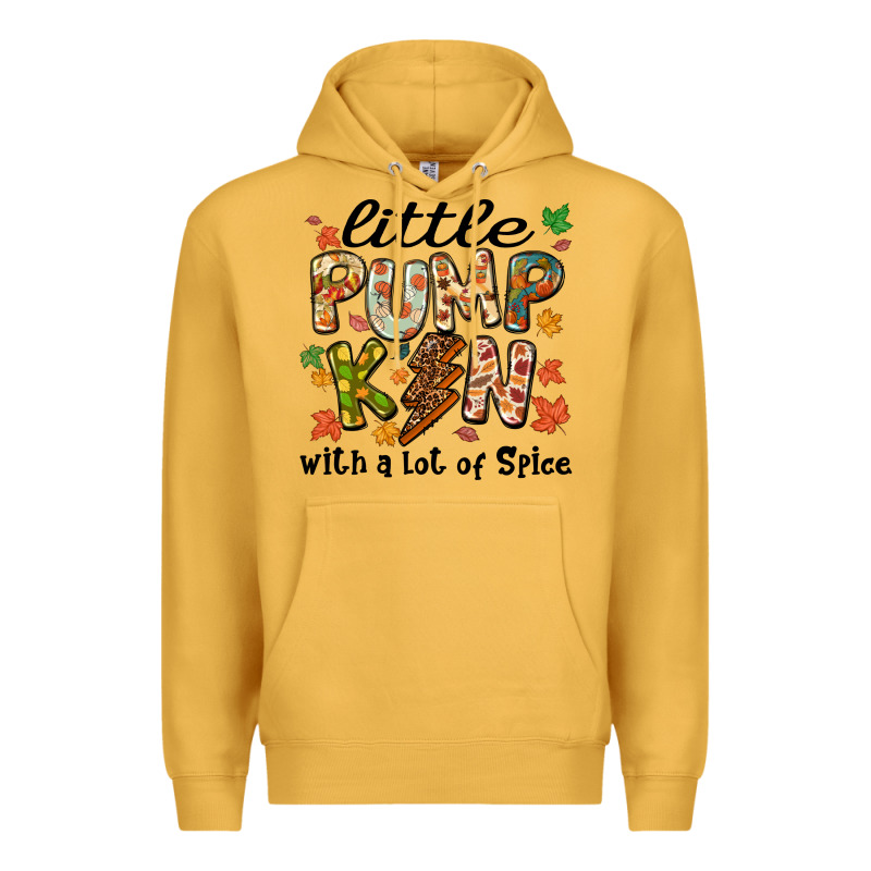 Little Pumpkin With A Lot Of Spice Premium Hoodie by MaliasSmallBusiness | Teevron