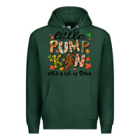 Sports Green little pumpkin with a lot of spice Premium Hoodie - MaliasSmallBusiness