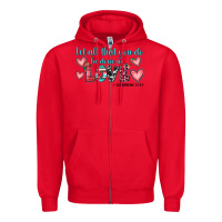Red let all that you do be done in love Zipper Hoodie - JahusDesignShop