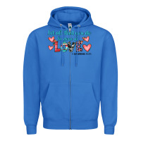 True Royal let all that you do be done in love Zipper Hoodie - JahusDesignShop