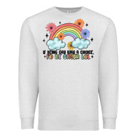 Oatmeal Heather gay pride Premium Sweatshirt - MaliasSmallBusiness