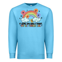 Ocean Blue gay pride Premium Sweatshirt - MaliasSmallBusiness