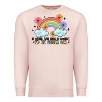 Pale Pink gay pride Premium Sweatshirt - MaliasSmallBusiness