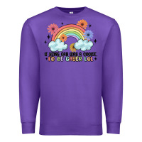 Purple gay pride Premium Sweatshirt - MaliasSmallBusiness