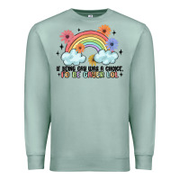 Seafoam gay pride Premium Sweatshirt - MaliasSmallBusiness