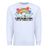White gay pride Premium Sweatshirt - MaliasSmallBusiness