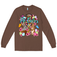 Chestnut Easter Day He lives Long Sleeve Tee - OliviaCreatesArt