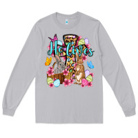 Moon Dust Easter Day He lives Long Sleeve Tee - OliviaCreatesArt