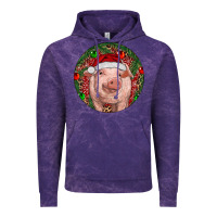 Cloud Purple Pig Christmas Vintage Hoodie - RanaPortraitStore
