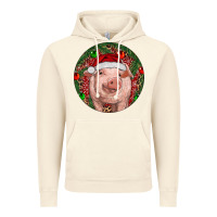 Vintage Artic Pig Christmas Vintage Hoodie - RanaPortraitStore