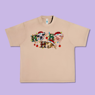 Hohoho Farm Animals Urban Heavy Tee Designed By Ranaportraitstore
