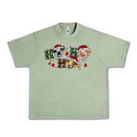 Oil Green hohoho farm animals Urban Heavy Tee - RanaPortraitStore