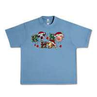 Pebble Blue hohoho farm animals Urban Heavy Tee - RanaPortraitStore