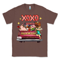 Chestnut valentine's day truck farm animals cupid xoxo Classic Tee - FaDigitalArtStudio