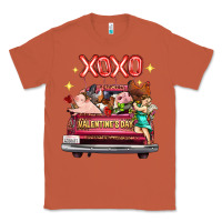 Copper valentine's day truck farm animals cupid xoxo Classic Tee - FaDigitalArtStudio