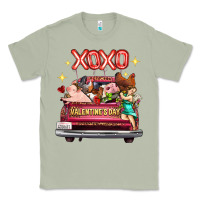 Matcha valentine's day truck farm animals cupid xoxo Classic Tee - FaDigitalArtStudio