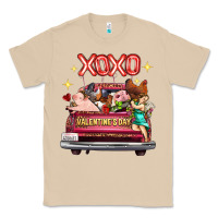 Mushroom valentine's day truck farm animals cupid xoxo Classic Tee - FaDigitalArtStudio
