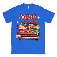 True Royal valentine's day truck farm animals cupid xoxo Classic Tee - FaDigitalArtStudio